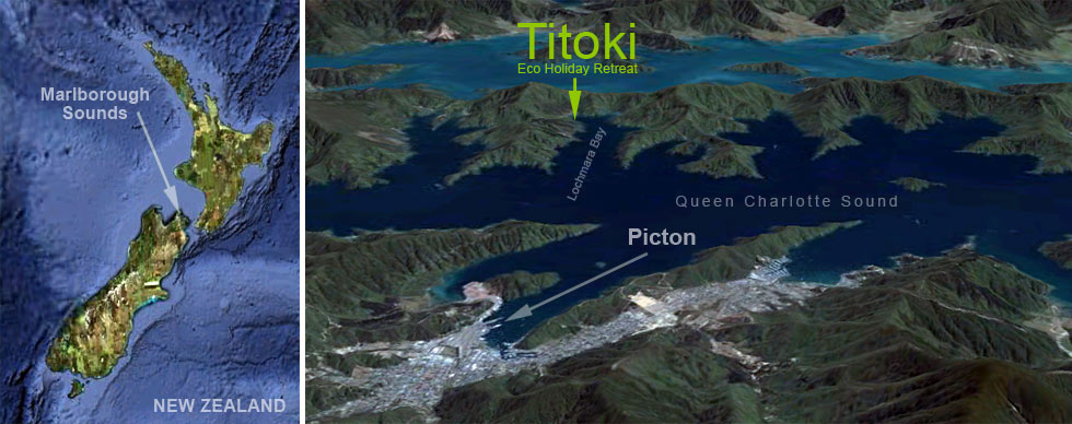 Titoki Location Map